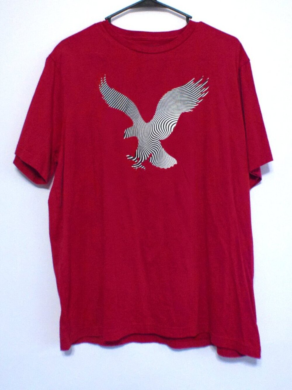 American Eagle Red Graphic T-Shirt Men’s XL Eagle Logo Short Sleeve Casual Tee